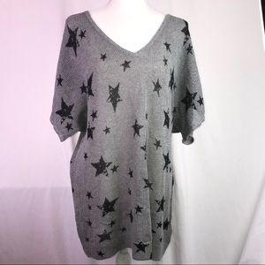Torrid Star Print Sweater Top